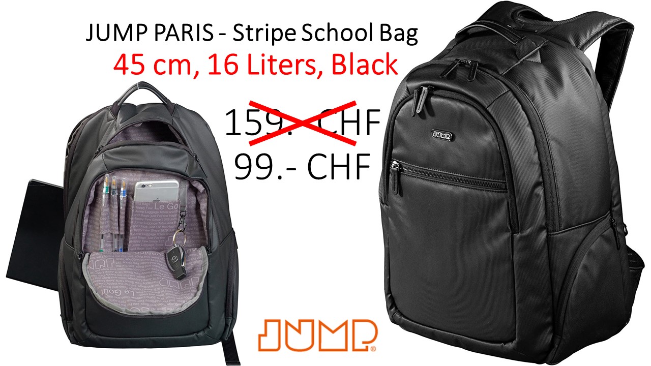 JUMP PARIS - Stripe School Bag