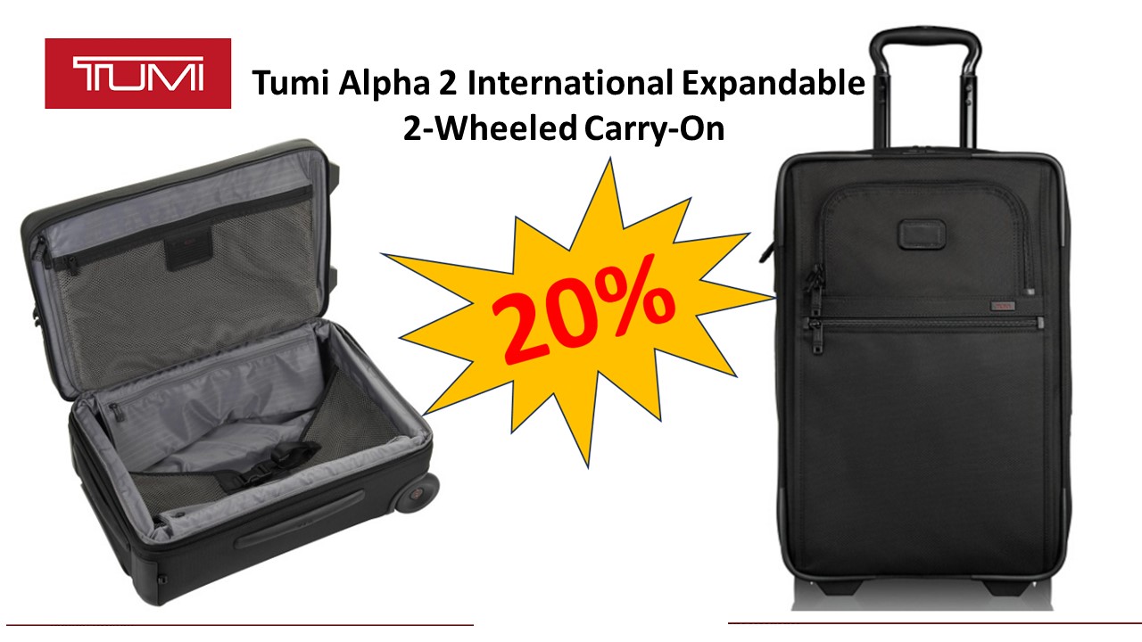 Alpha 2 Expandable 2-Wheeled Carry-On